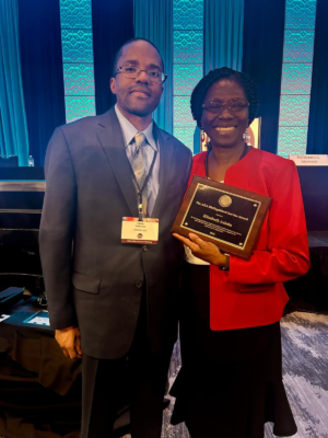 Elizabeth Asiedu and Omari Swinton